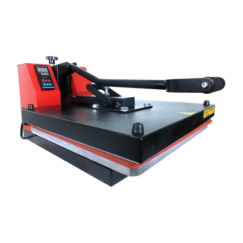 Professional heat press machine Varmepressmaskin Modell XY-001 with 38x38 cm plate for versatile printing on various materials