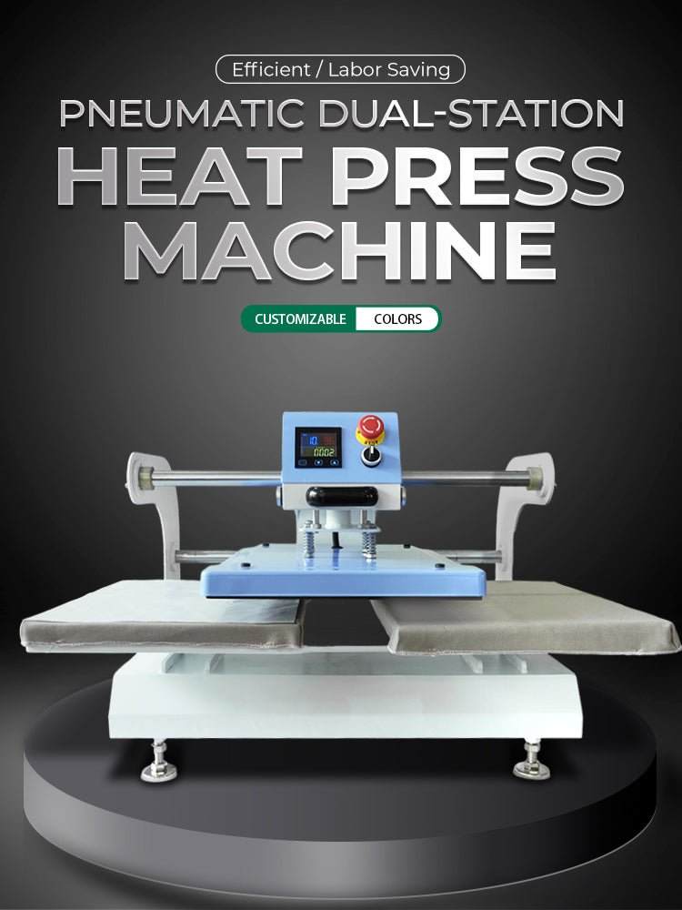 Pneumatisk Dobbel Varmepresse – Modell CH2520 - Kreatek.no