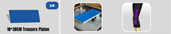 18 x 38cm bukse plate for 40 x 50cm electric heat press attachment