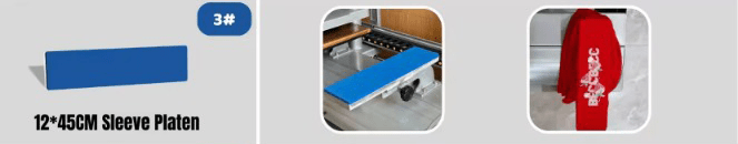 12 x 45cm Ermeplate sleeve platen for 40 x 50cm electric heat press accessory