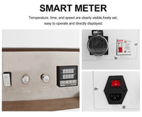 SUNIKA DTF A3-Shaker industrial printer control panel with smart meter for temperature, time, and speed settings