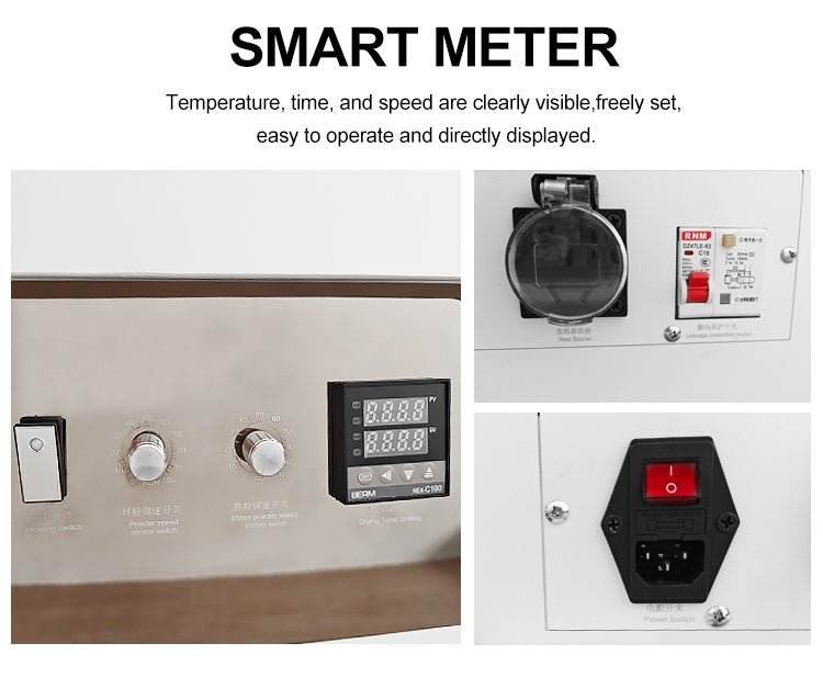 SUNIKA DTF A3-Shaker industrial printer control panel with smart meter for temperature, time, and speed settings