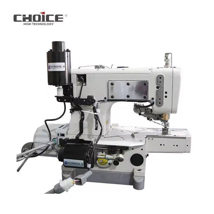 GOLDEN CHOICE Interlock symaskin for høyhastighets profesjonell tekstilproduksjon med sylinderformet seng og overlock-sting.