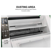 SUNIKA DTF 60cm-Shaker A3 powder dusting area with control panel and shaking cover open