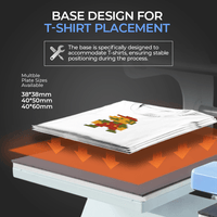 Pneumatisk Dobbel Varmepresse – Modell CH2520 - Kreatek.no