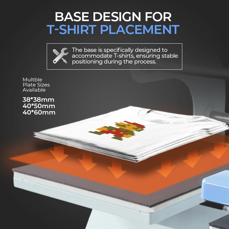 Pneumatisk Dobbel Varmepresse – Modell CH2520 - Kreatek.no