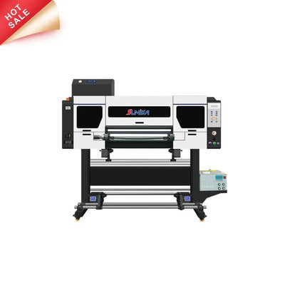 SK60-T Powderless UV-DTF Printer by Sunika for high-precision, eco-friendly direct printing on PET film without powder.