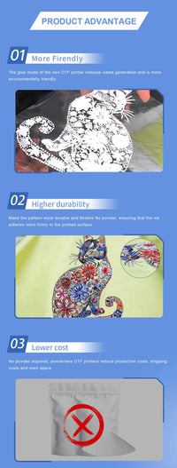 SK60-T Powderless UV-DTF Printer showcasing eco-friendly, high durability, and cost-effective direct-to-film printing technology