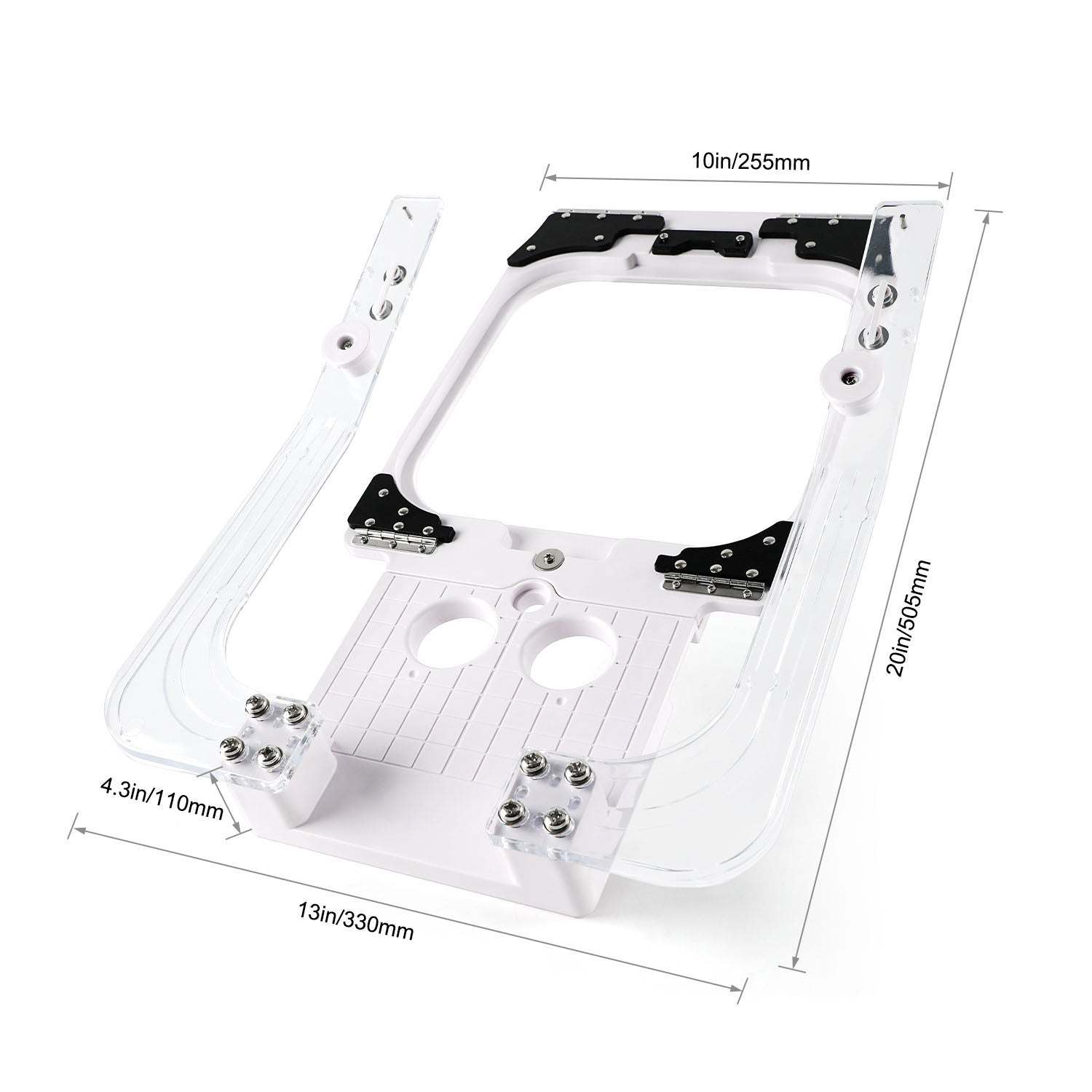 Hooping Fixtures M7272 for Kreatek Yunfu Maskiner embroidery frame support with magnetic stabilizer