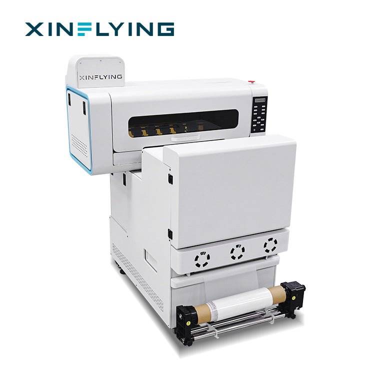 XinFlying A2 All-in-One DTF Printer XF-450PRO and shaker machine for high-quality textile printing
