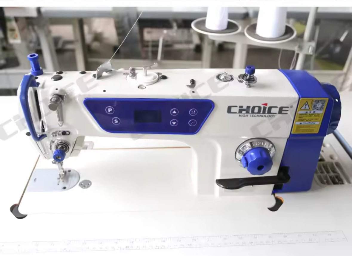 Choice GC8800D industrial direct drive sewing machine with digital control panel and compact design