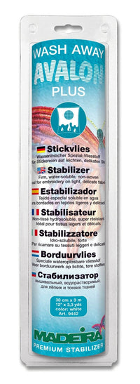 Madeira 9442 Wash Away Stabilizer Avalon Plus - Kreatek.no