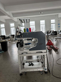 Kreatek III BL-1501 industrial embroidery machine in a factory setting, designed for high-speed and precise cap embroidery with advanced Dahao control system.