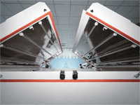 XinFlying 120cm DTF printer med 8 Epson I3200-A1 printhoder for tekstiltrykk i høy kvalitet.