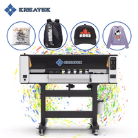 SUNIKA SK-60 DTF printer med pneumatisk varmepresse og trykk på hettegensere, ideell for profesjonell dtf printing.