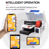 Sunika SK-30D DTG printer with smartphone remote operation for high-quality textile printing