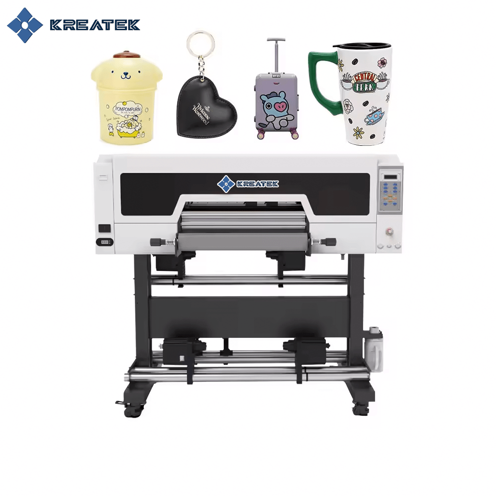 SUNIKA SK60F UV printer by Kreatek with high productivity and advanced printheads, suitable for various materials and vibrant UV ink printing.
