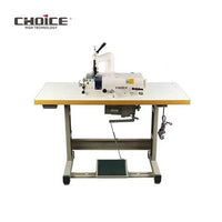 GOLDEN CHOICE GC801 industrial leather skiving sewing machine with table and pedal