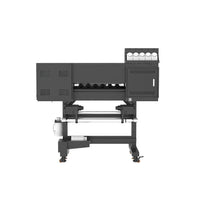 SUNIKA SK60-5 DTF Printer with five Epson I3200-A1 printheads for high-speed textile printing up to 28m²/h, featuring white ink stirring, automatic cleaning, and silent linear guide rail.