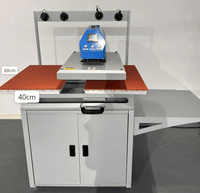 SUNIKA SK-60 DTF printer med pneumatisk varmepresse og trykk på hettegensere, ideell for profesjonell dtf printing.