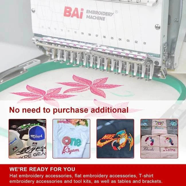 BAI Mirror 1201 Industriell Broderimaskin - 500 x 1200 mm - Kreatek.no