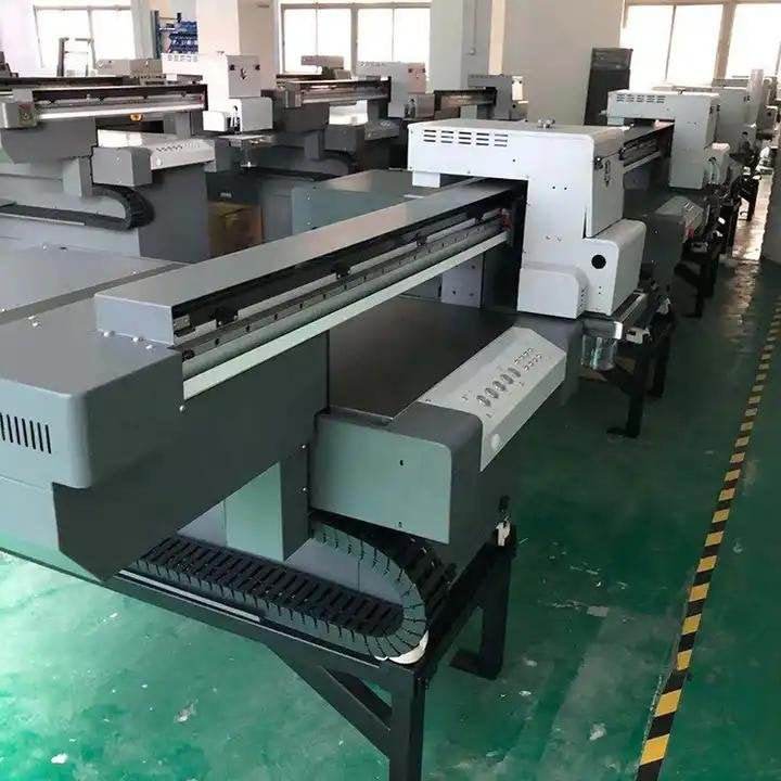 UV Flatbed Printer LANSONG with 4 Ricoh GH220 printheads for high-quality multi-color printing on various materials