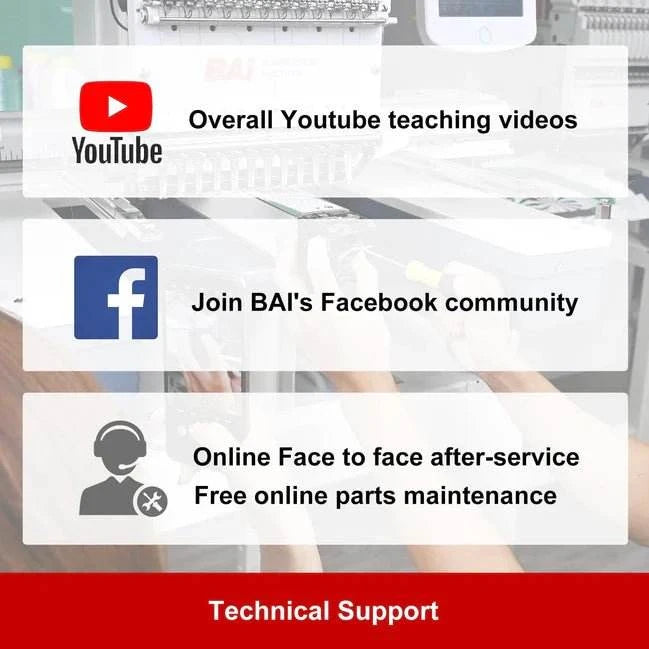 BAI Mirror 1201 Industriell Broderimaskin - 500 x 1200 mm - Kreatek.no