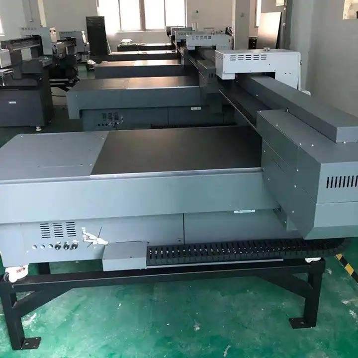 LANSONG UV Flatbed Printer with 4 Ricoh GH220 print heads for high-quality multi-color printing on various materials.