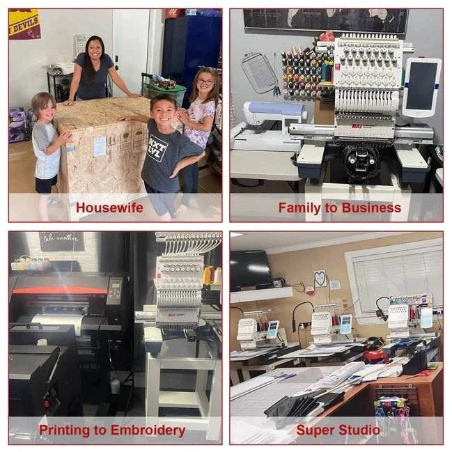 BAI Mirror 1201 Industriell Broderimaskin - 500 x 1200 mm - Kreatek.no