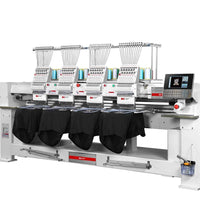 4-head industrial embroidery machine BAi Kesi 1204 with 400x450mm area and 10-inch LCD touchscreen