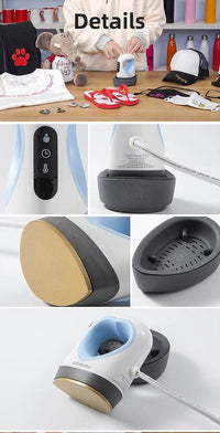 Compact Mini Craft Express Heat Press with adjustable temperature and timer for precise heat transfer projects
