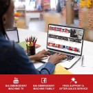 BAI Mirror 1201 Industriell Broderimaskin - 350 x 500 mm thumbnail