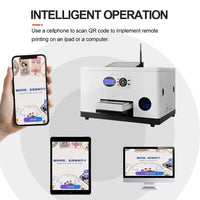 Sunika SK-A3C Printer UV printer for mobile case printing with remote operation via smartphone QR code scanning