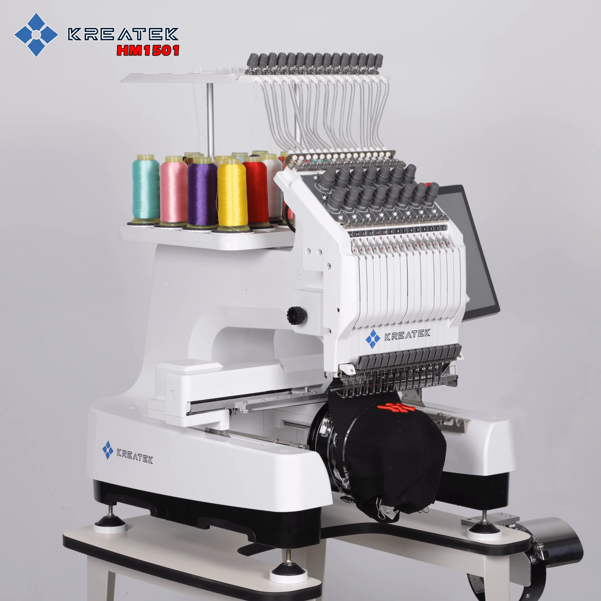 KREATEK HM1501 15 nåls broderimaskin - Kreatek.no