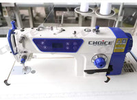 Choice GC8800D industrial direct drive sewing machine with digital control panel and compact design
