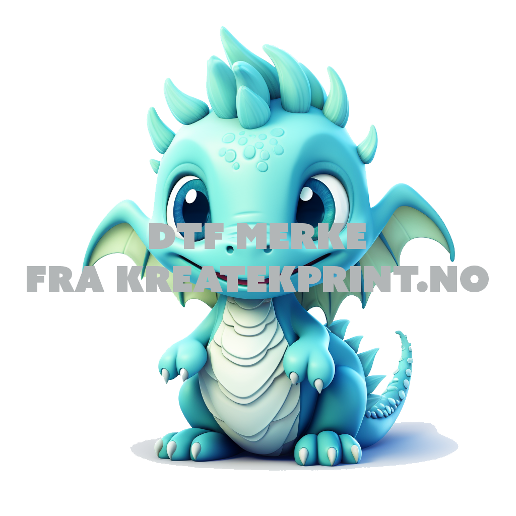 DTF Transfermark - Cute dragon IV