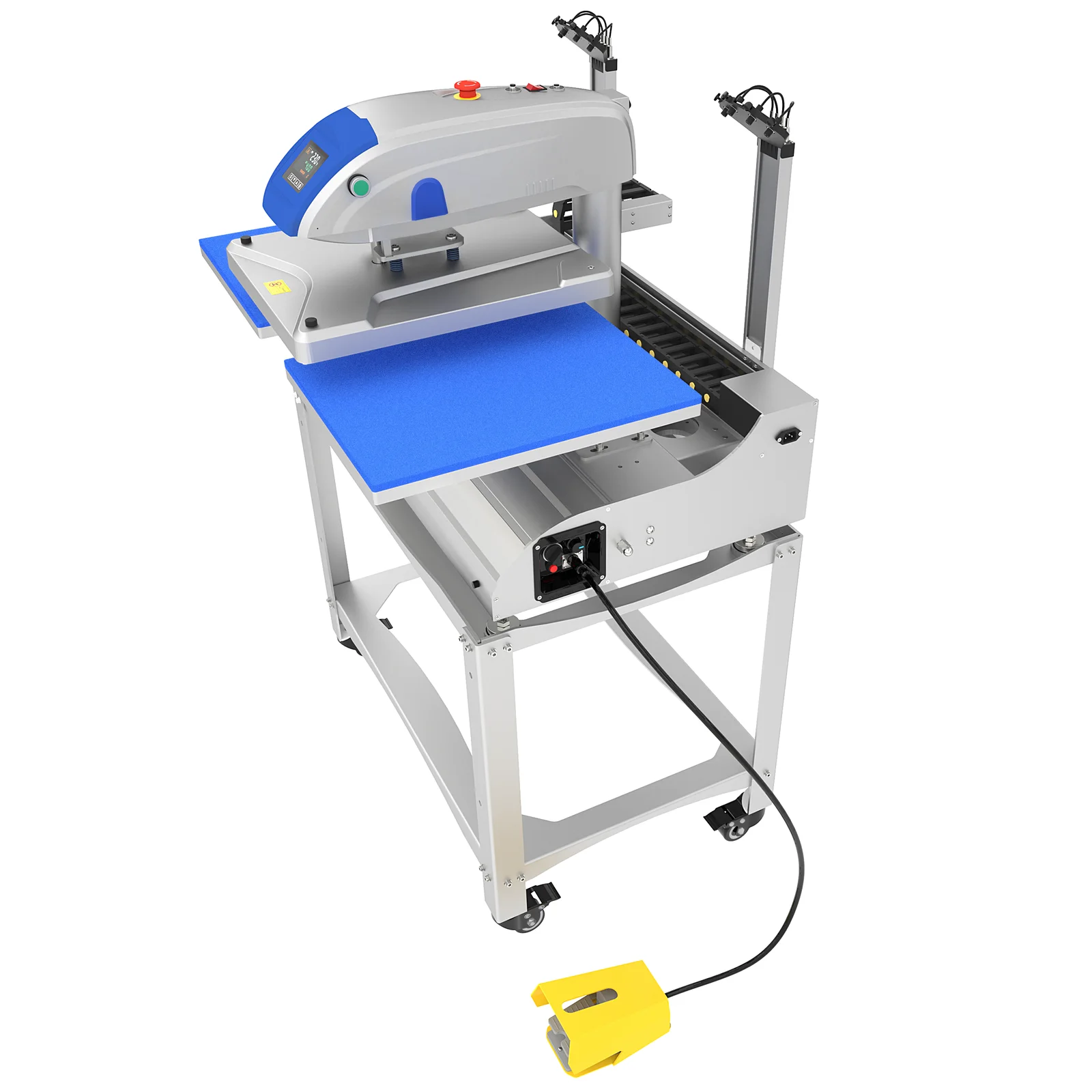 Kreatek CYE1-2N elektrisk dobbel varmepresse med fotpedal
