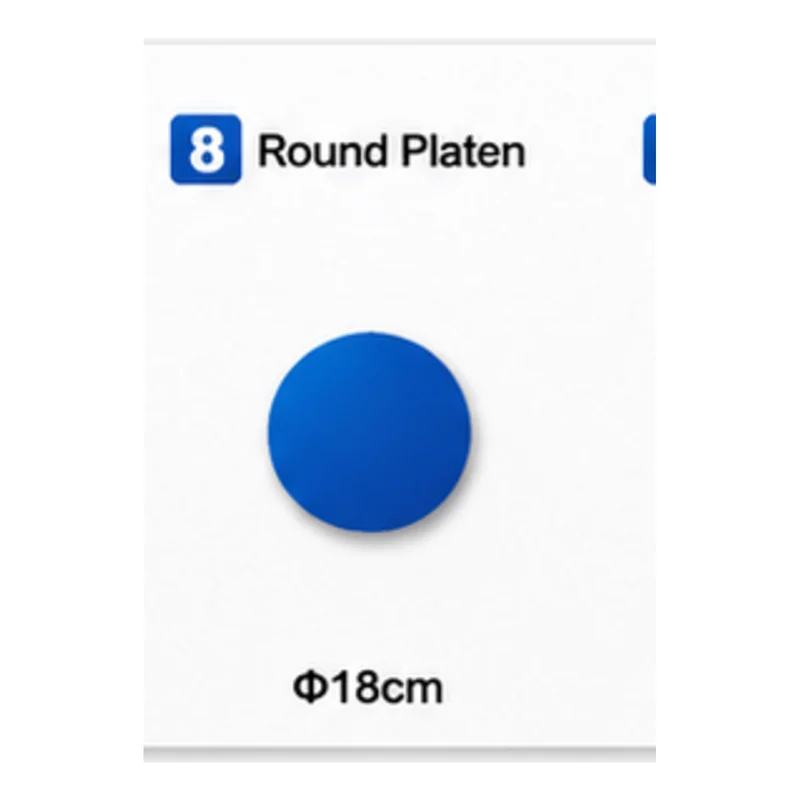 Rund plate Ø18 cm – underplate til varmepresse