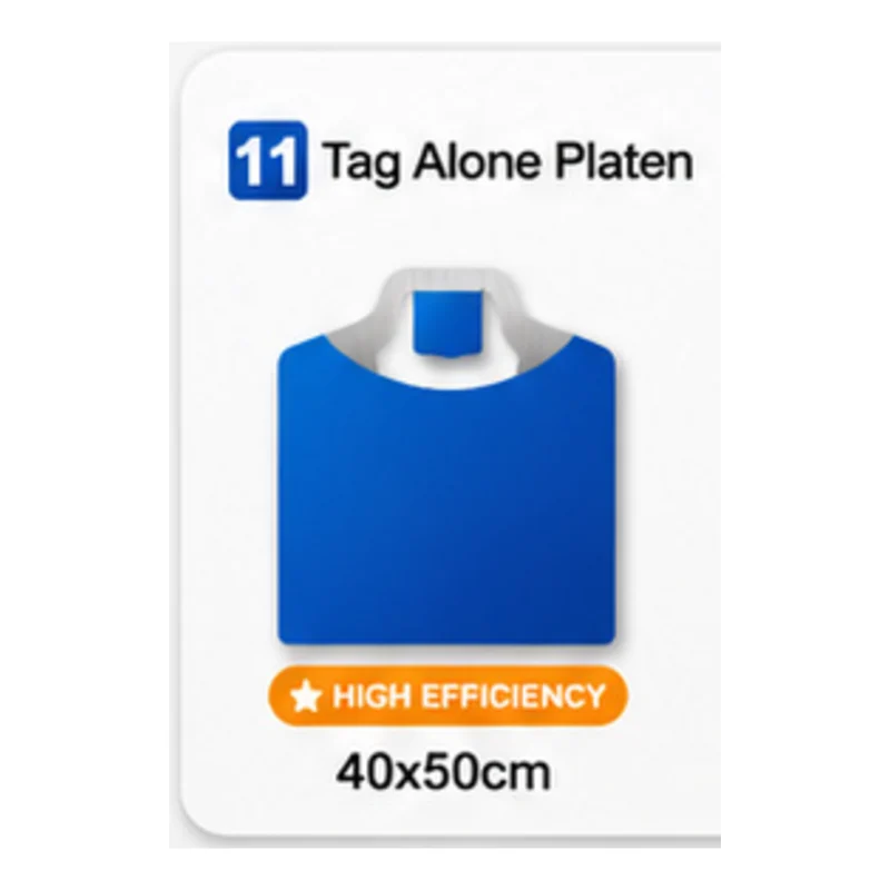 Etikettplate «Tag Alone» 40 × 50 cm – underplate til varmepresse