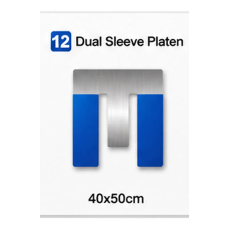 Dobbel ermeplate 40 × 50 cm – underplate til varmepresse
