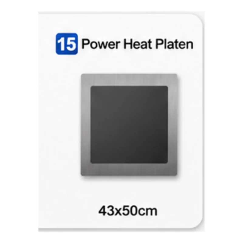 Varmeplate «Power Heat» 43 × 50 cm – underplate til varmepresse