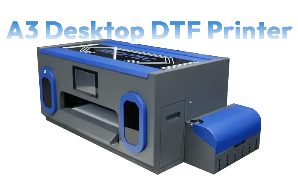 Keditec 30 Pro Desktop DTF Printer med moderne design.
