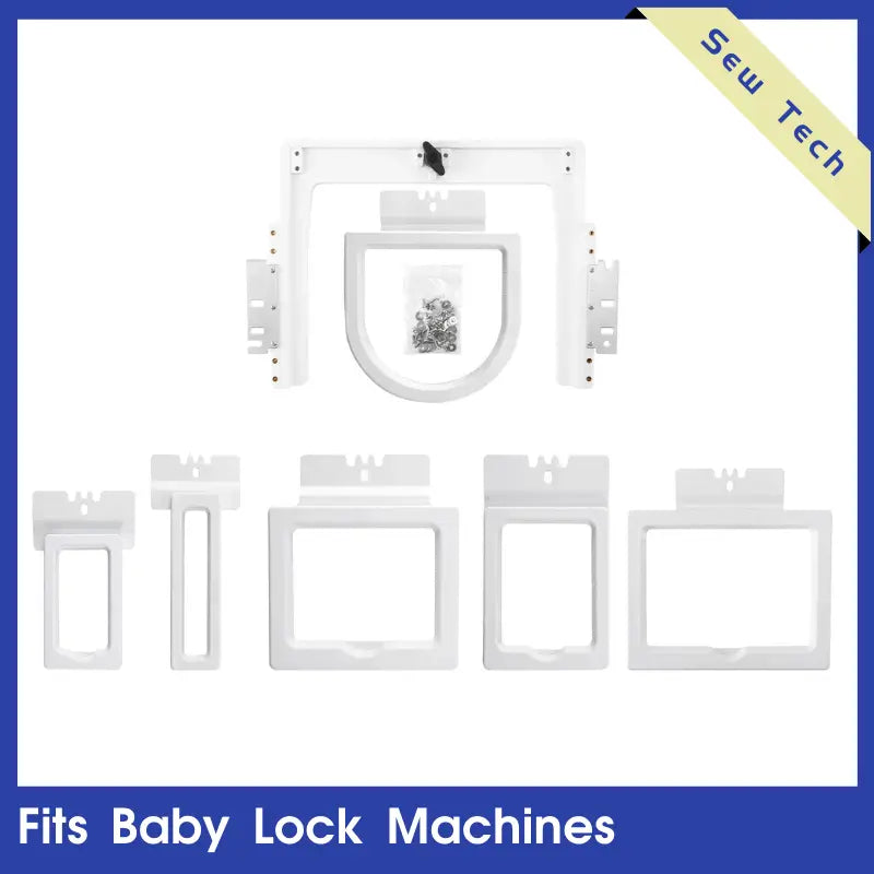 Sewtech 6in1 Magnetic Broderiramme Set – Fast Magna Hoop Fits Baby Lock