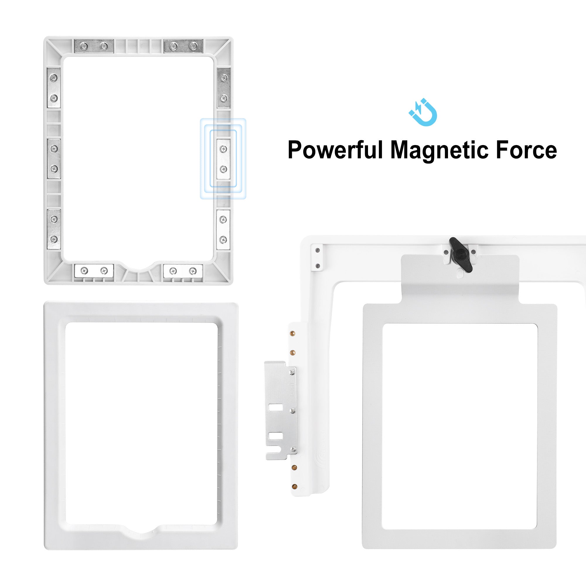 Sewtech 6in1 Magnetic Broderiramme Set – Fast Magna Hoop Fits Elna eXpressive 940 970