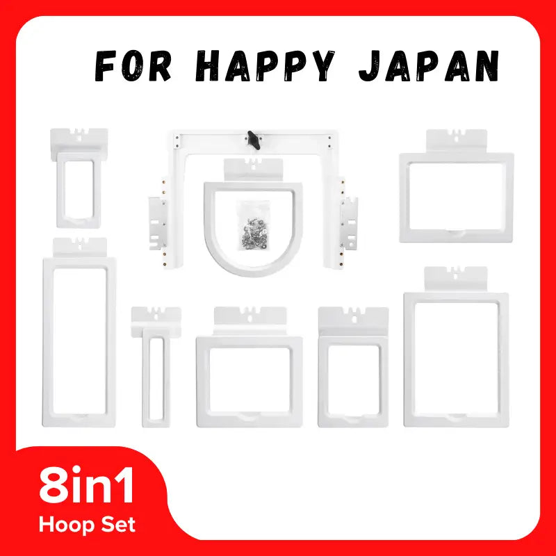 Sewtech 8-in-1 Fast Magnetic Broderiramme Fits Happy Japan