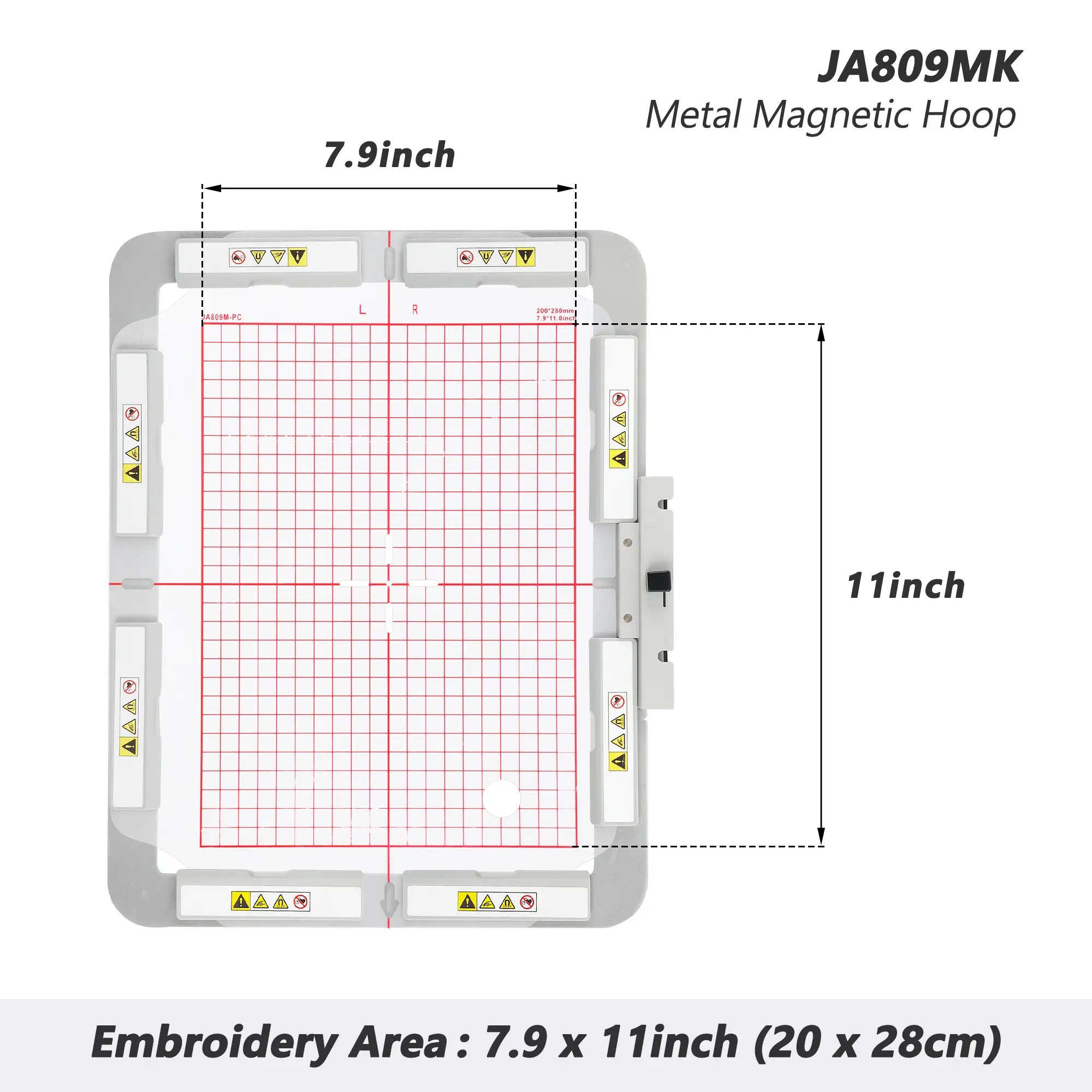 Sew Tech Magnetic Broderiramme for Elna eXpressive 830 / 830L / Elna 9500 / Elna 9600 | JA809MK - 7.9x11