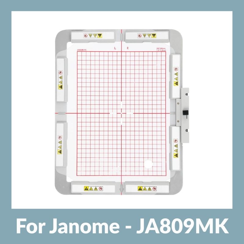 Sew Tech Magnetic Broderiramme for Janome MC400E MC450E MC500E MC550E | JA809MK - 7.9 x 11