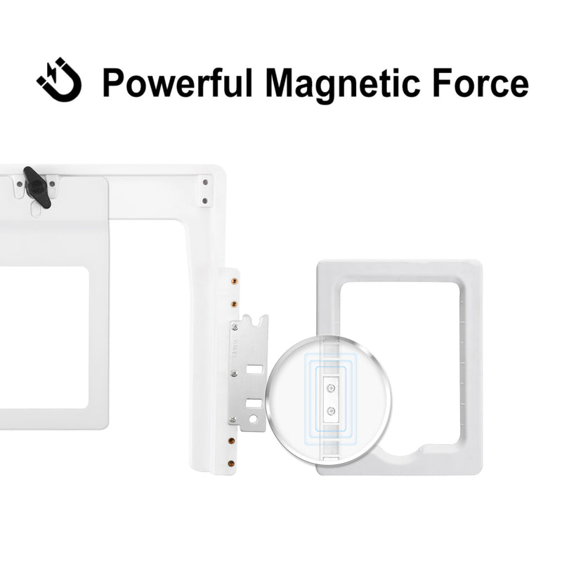 Sewtech 4-in-1 Magnetramme Set for HappyJapan – Small Logo Pocket & Sock Embroidery Frames