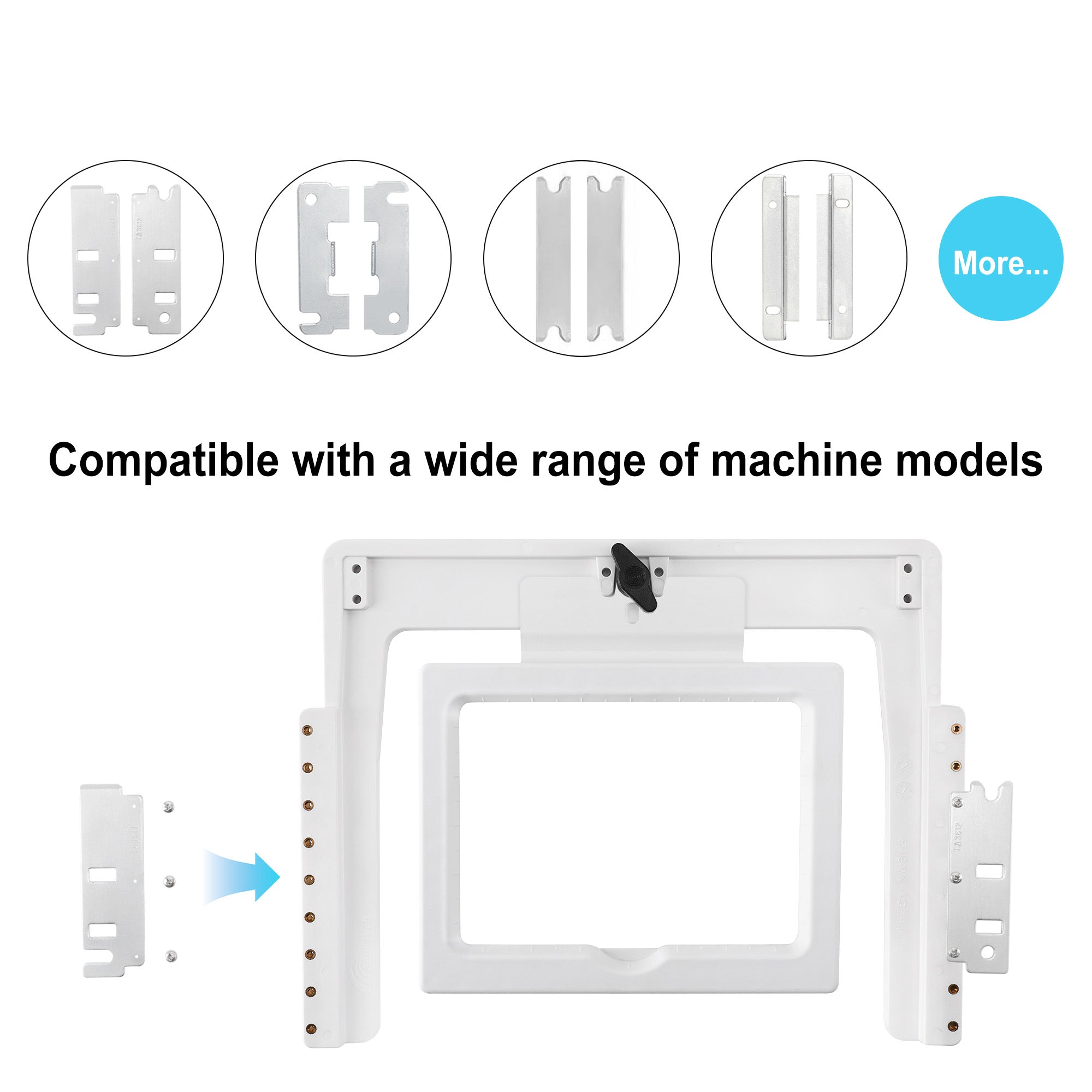 Sewtech 8-in-1 Fast Magnetic Broderiramme Fits Smartstitch