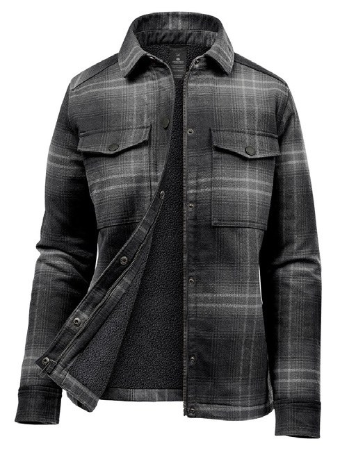 Highland Sherpa Lined Plaid Jacket Dame produktbilde frå Stormtech nyheter